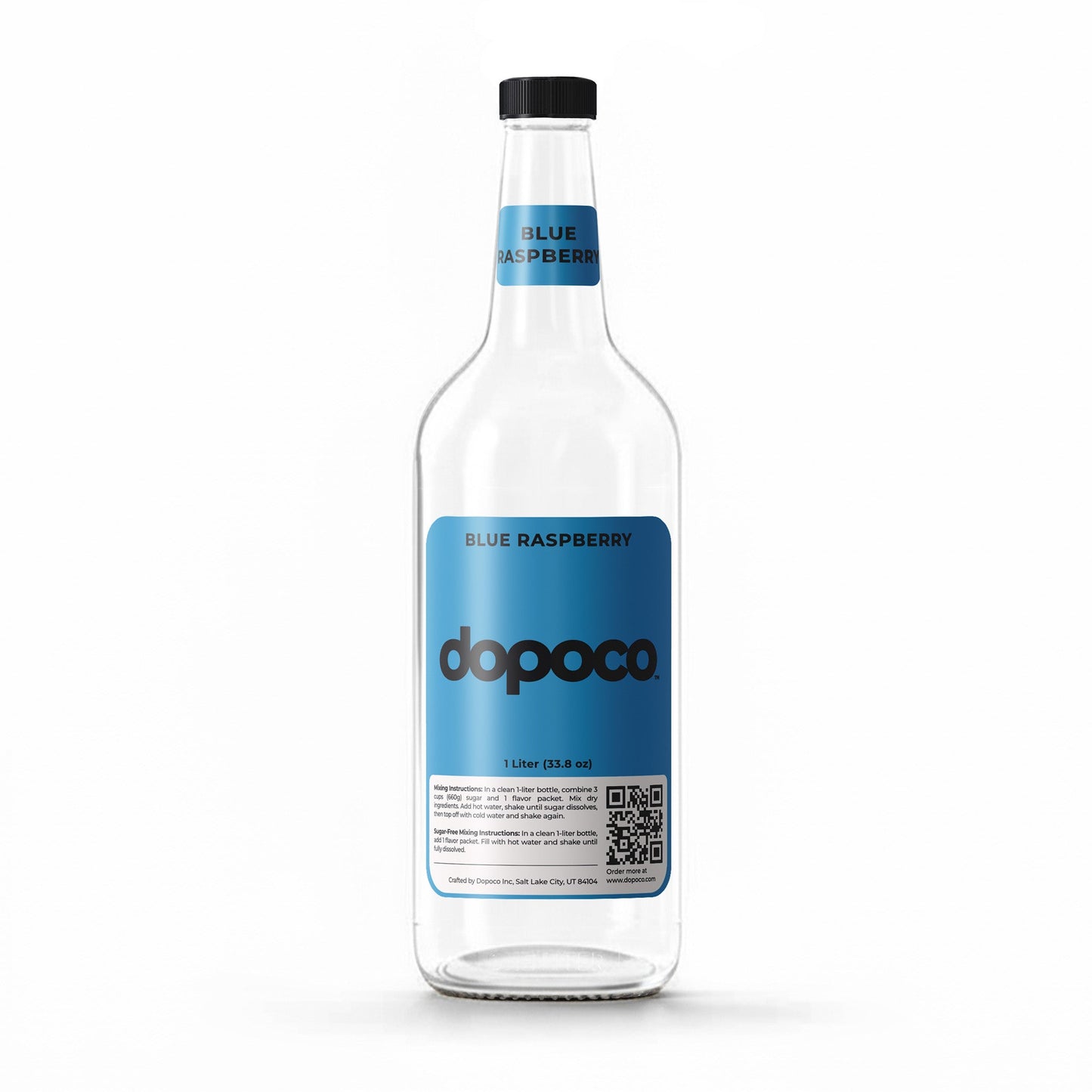 Plastic Bottle - 1 Labeled Bottle with Cap