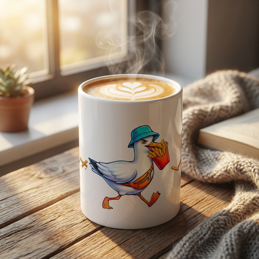 Boardwalk Bandit Seagulls - The Fry Heist - 15oz Mug