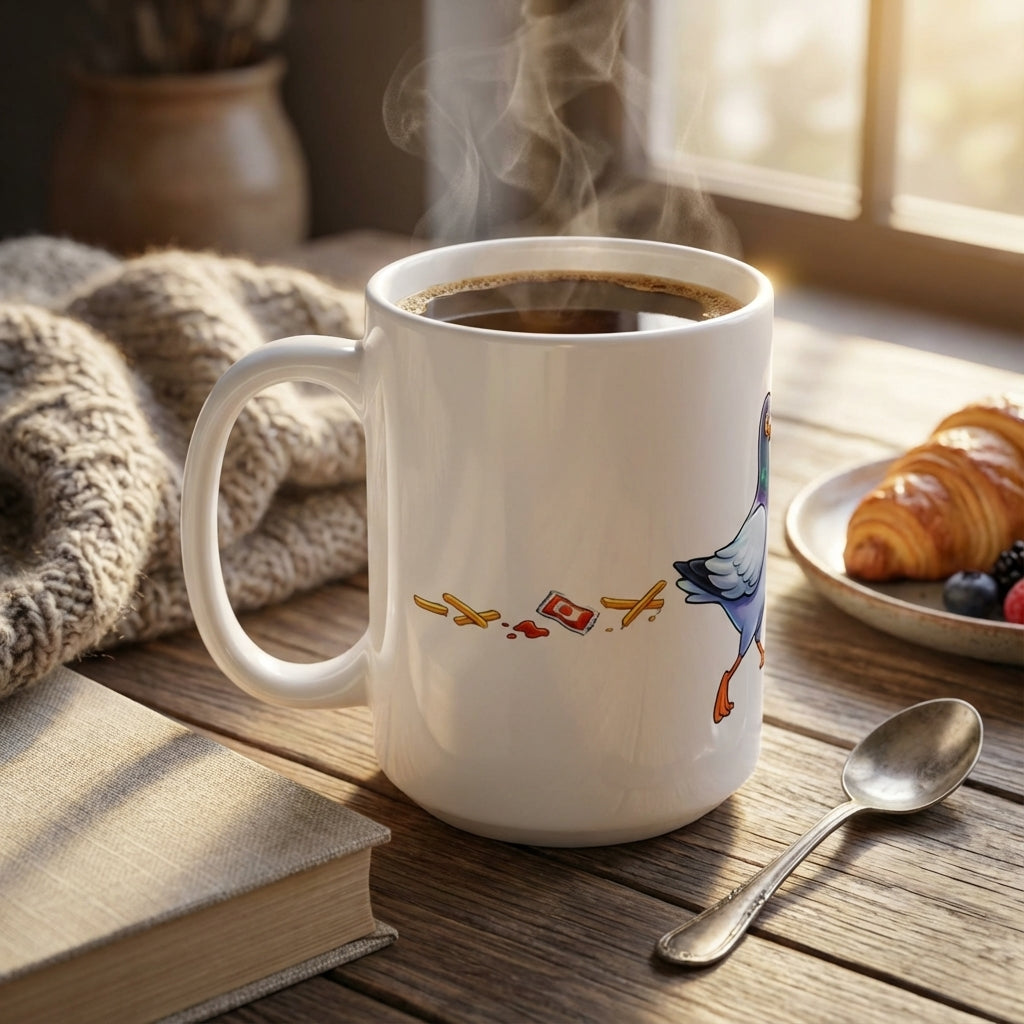Boardwalk Bandit Seagulls - The Fry Heist - 15oz Mug