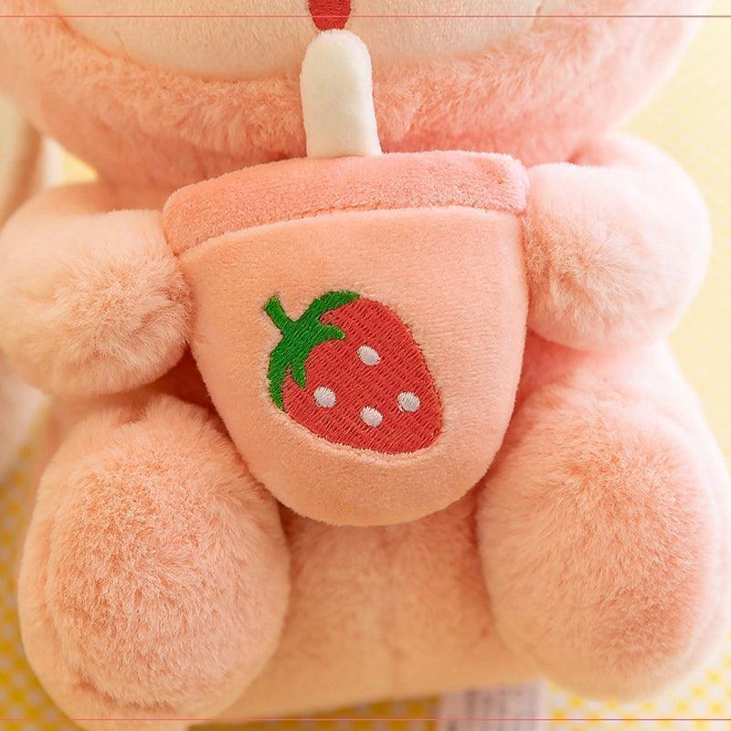 Cute Boba Tea Piggy Plush – Great Gift for All Ages
