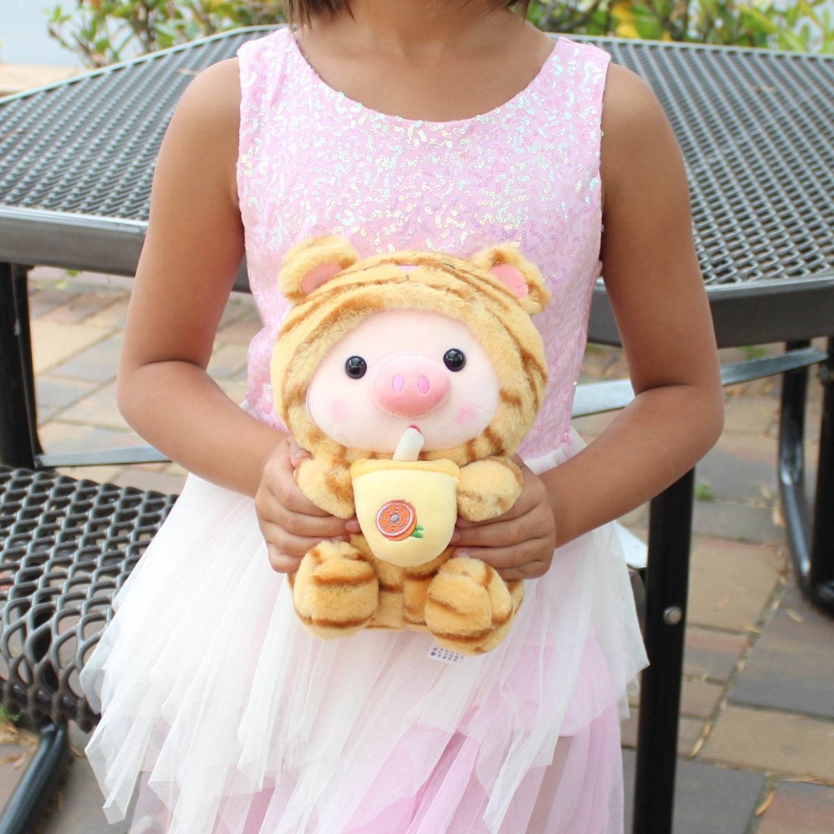 Cute Boba Tea Piggy Plush – Great Gift for All Ages