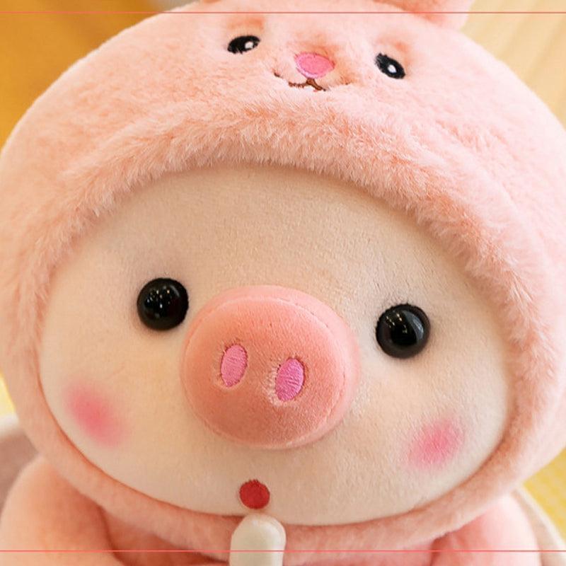 Cute Boba Tea Piggy Plush – Great Gift for All Ages