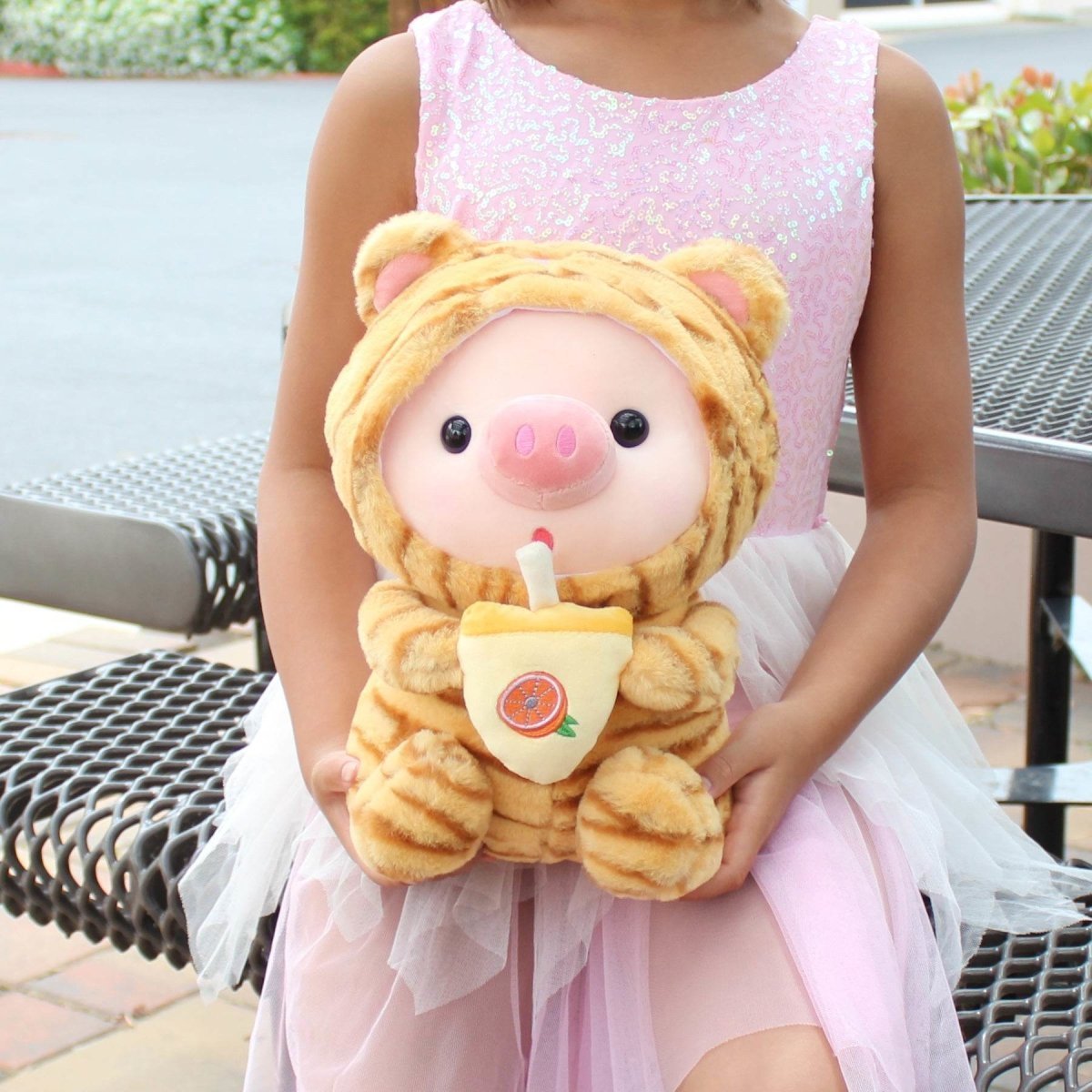 Cute Boba Tea Piggy Plush – Great Gift for All Ages