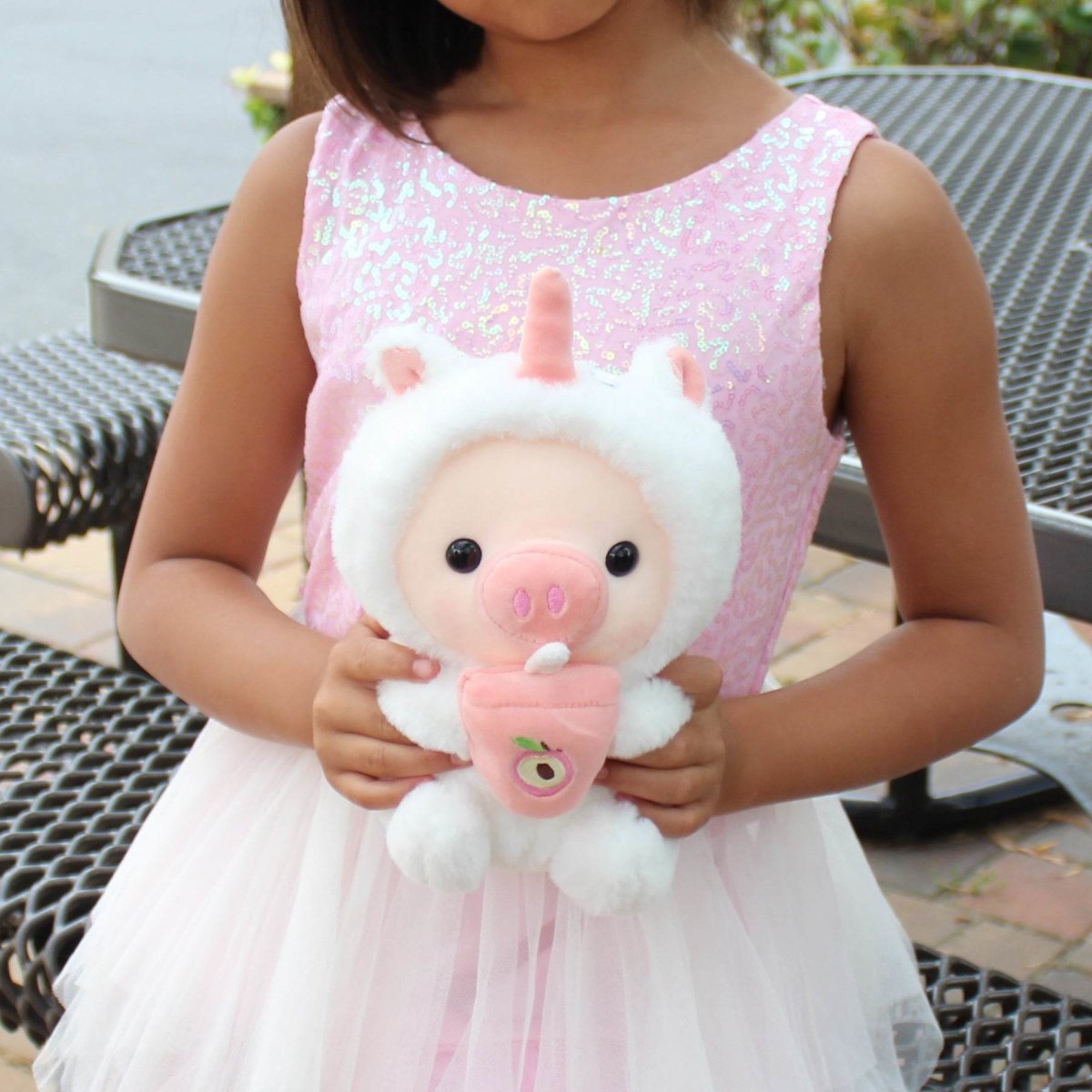 Cute Boba Tea Piggy Plush – Great Gift for All Ages