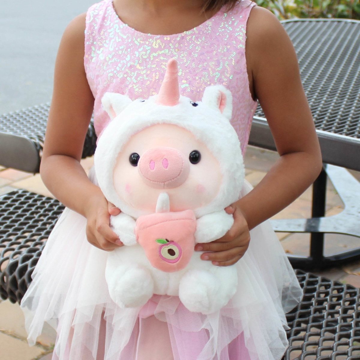 Cute Boba Tea Piggy Plush – Great Gift for All Ages