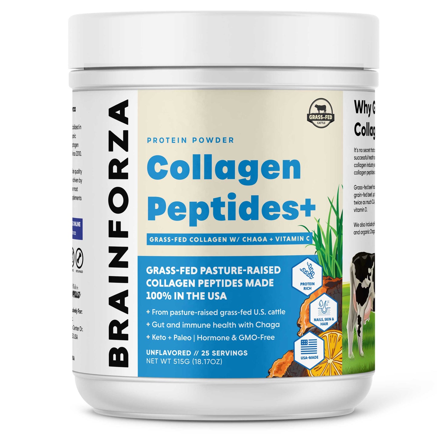 Collagen Peptides w/ Chaga & Vitamin C