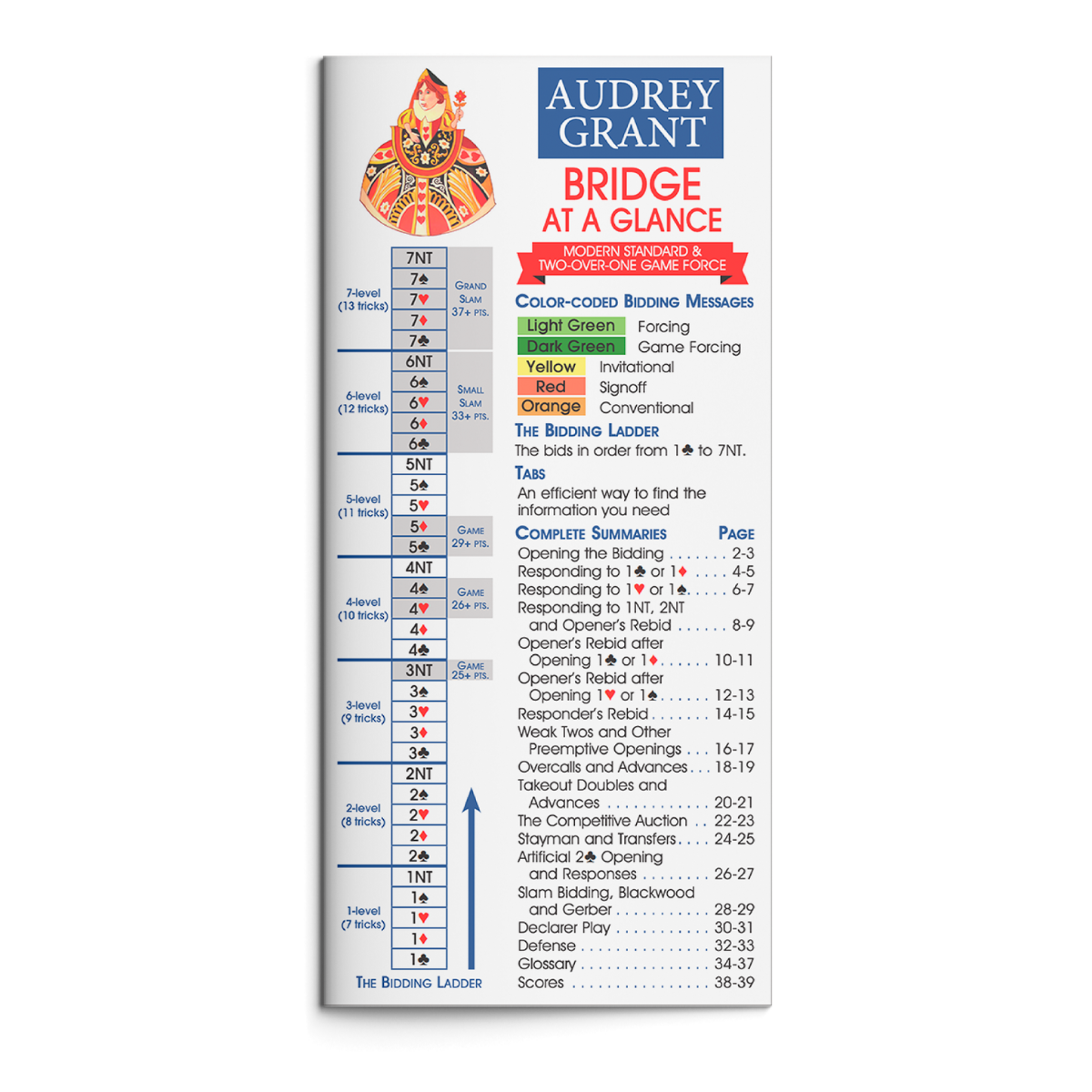 Bridge At-A-Glance: Modern Standard & Two-Over-One Game Force by Audre ...