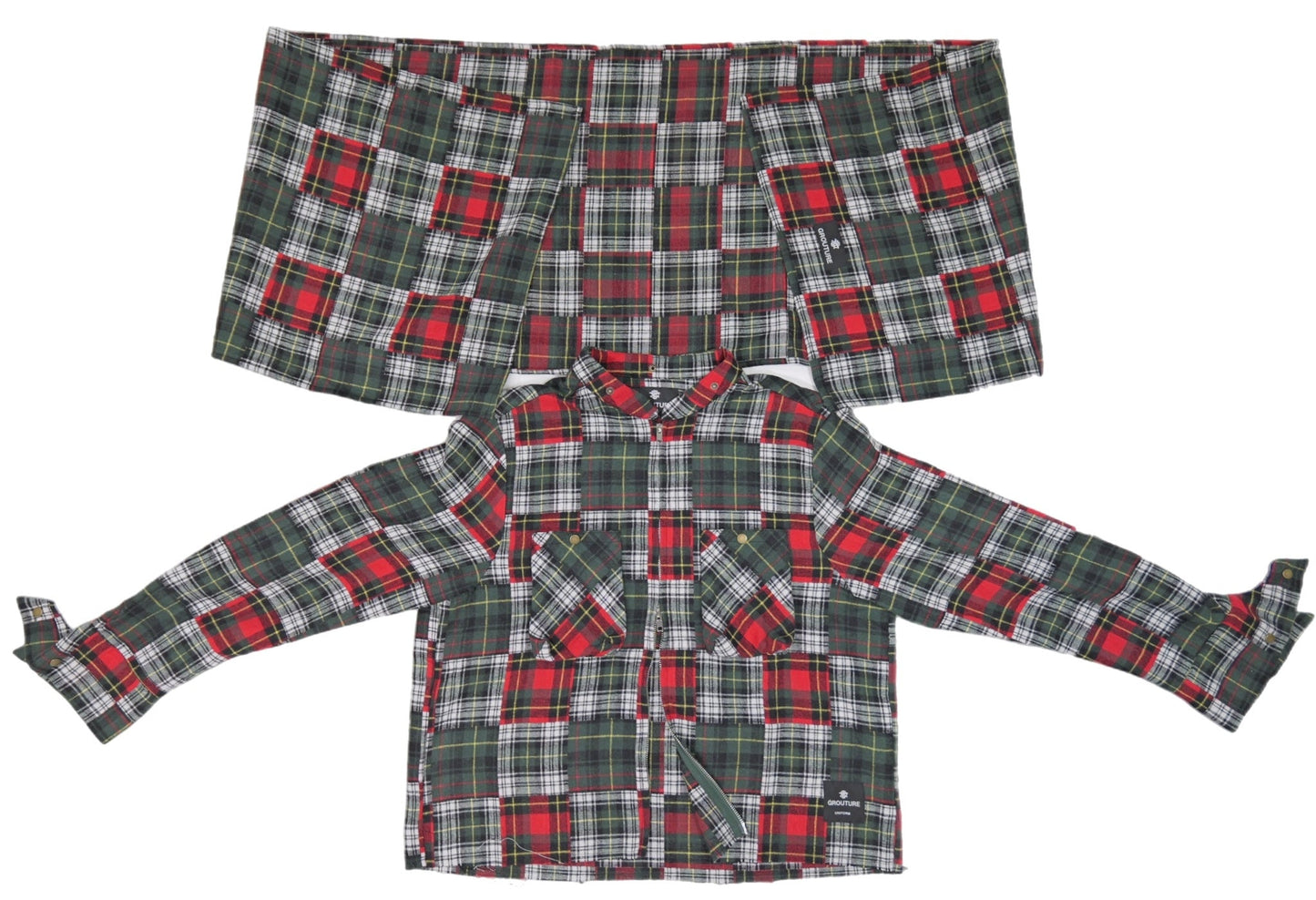 Multi Plaid Scarf Flannel