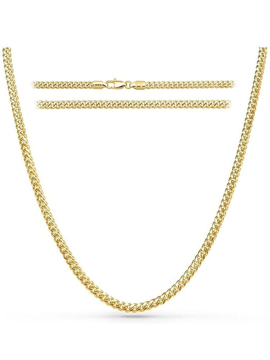 Gold Cuban Link Chain (3.5mm)