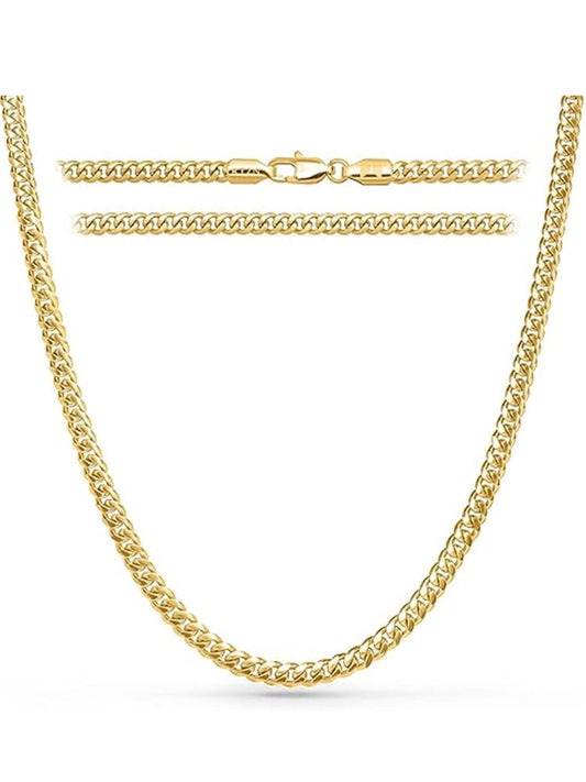 Gold Cuban Link Chain (5mm)