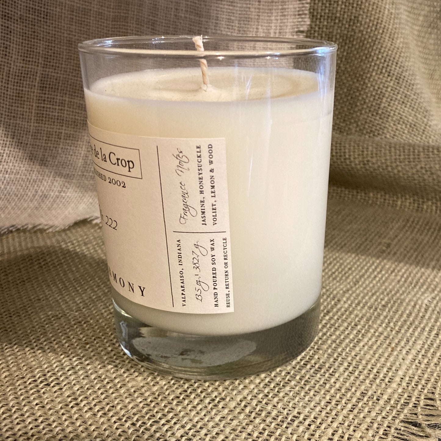 Soy Candle - Harmony (Honeysuckle)