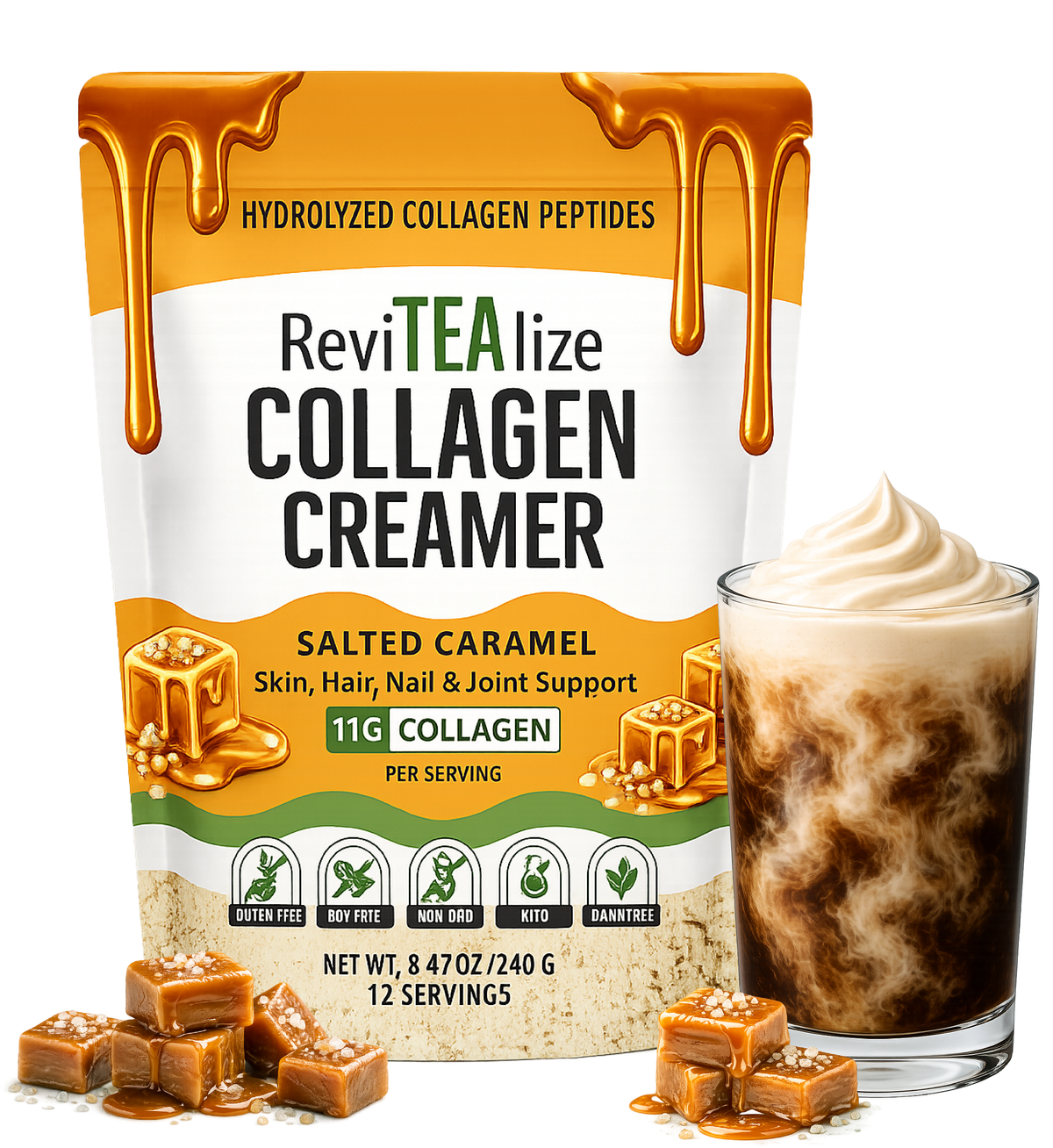 Collagen Protein Creamer - Salted Caramel