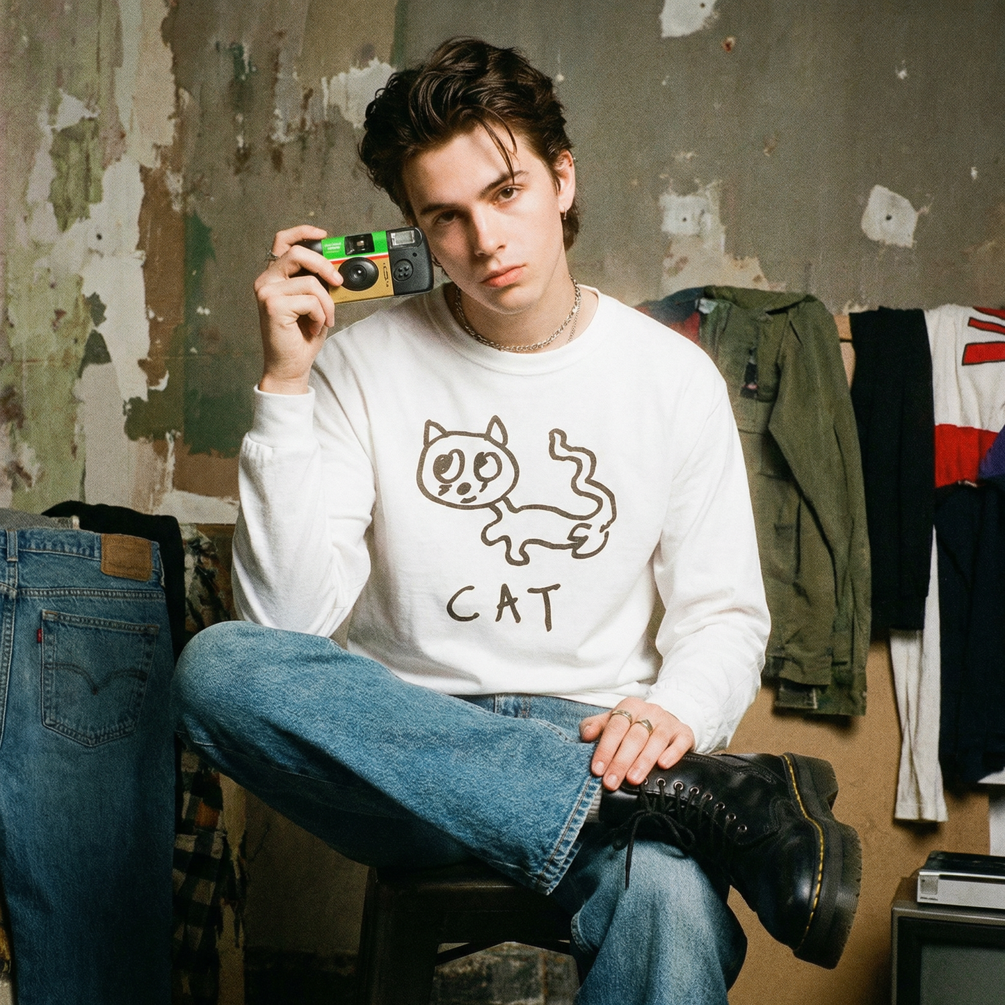 Cat - Long Sleeve Tee