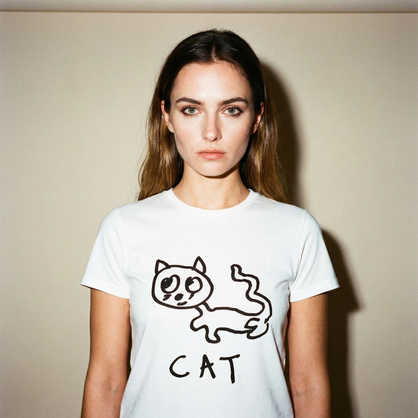 Cat - Women's Fitted Tee