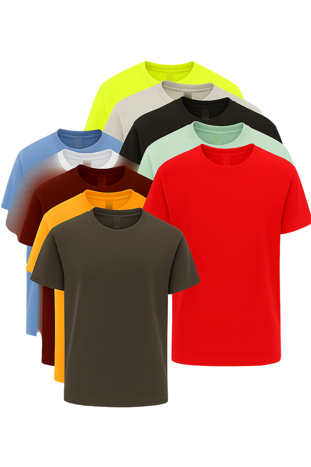 3-Pack Extra Soft Medium Weight Short Sleeve T-Shirts – Mashh Gear