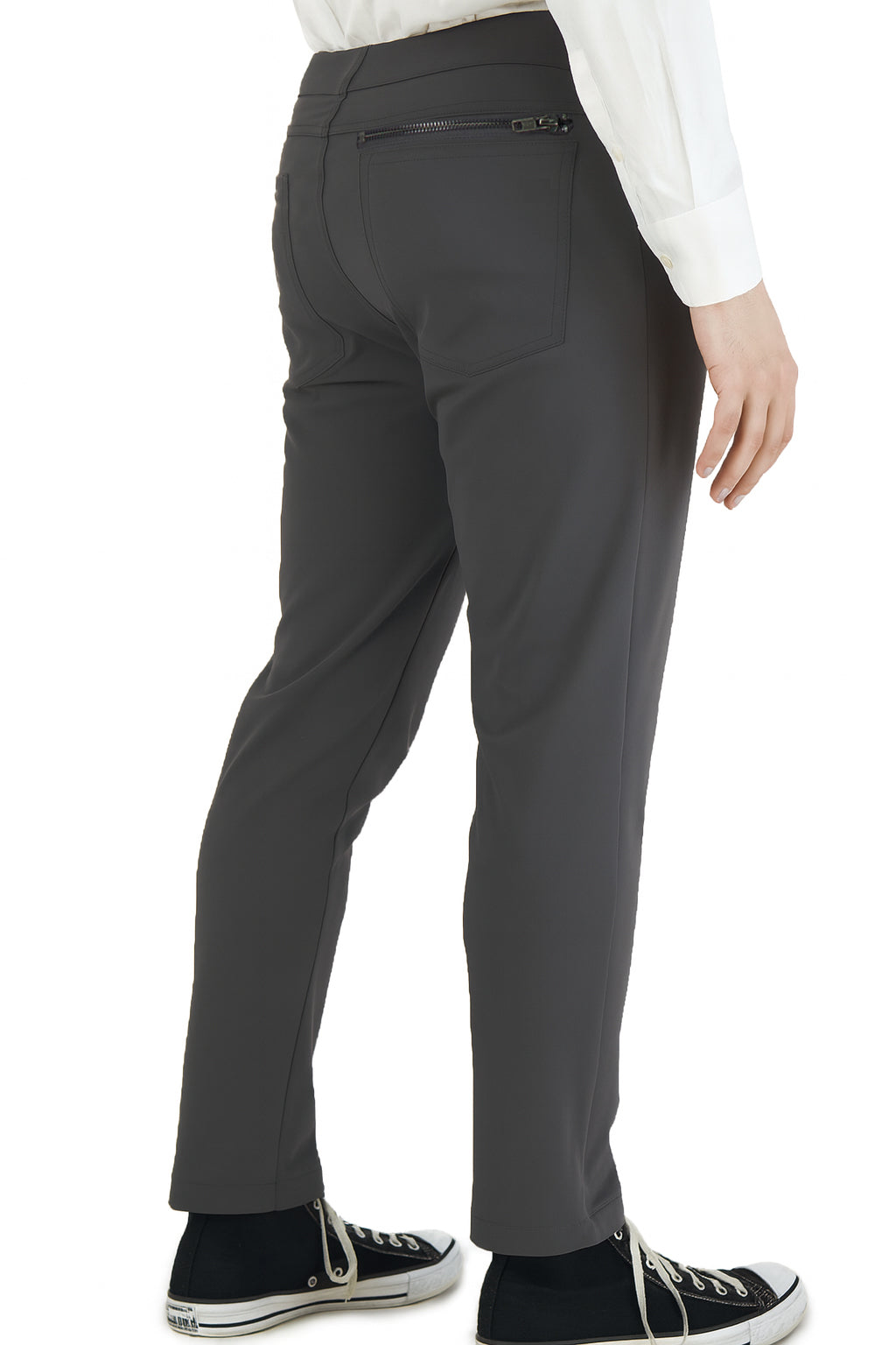 NEW & UPDATED Super - Stretch Men's Chinos //Casual// Dark Charcoal - Performance Collection