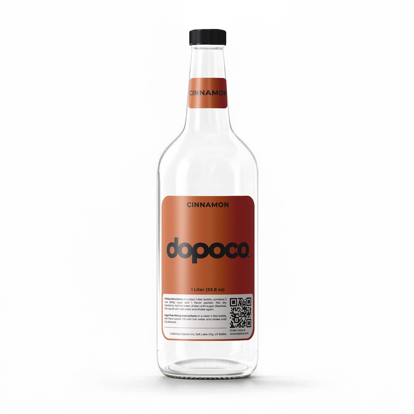 Plastic Bottle - 1 Labeled Bottle with Cap