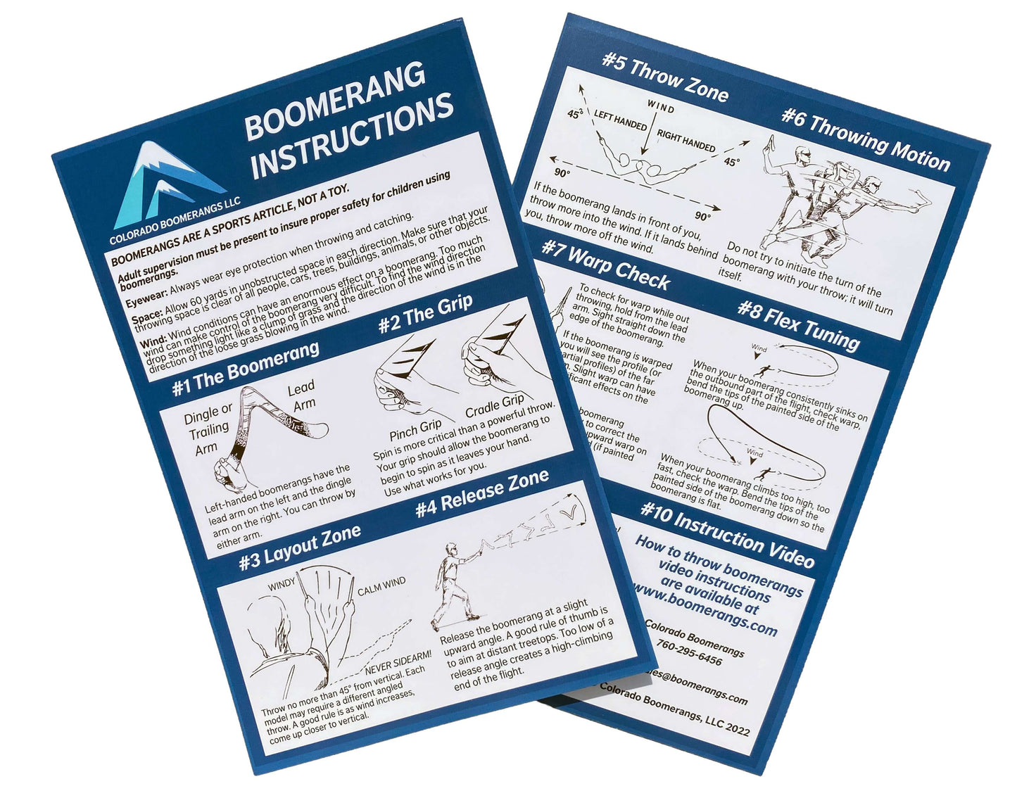 Solar Boomerang - Boomerangs that change Color in Sunlight!