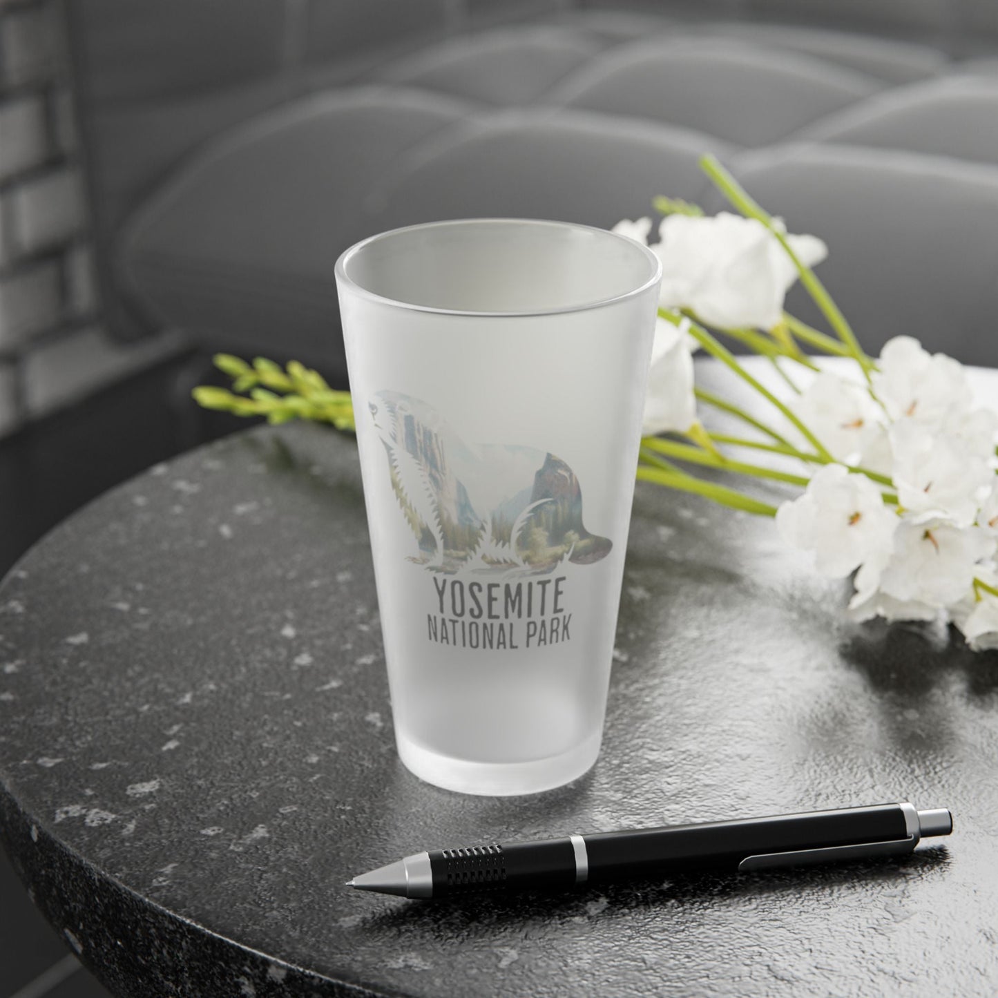 Yosemite Valley Marmot Frosted Pint