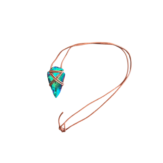Handmade Replica Arrowhead Necklace