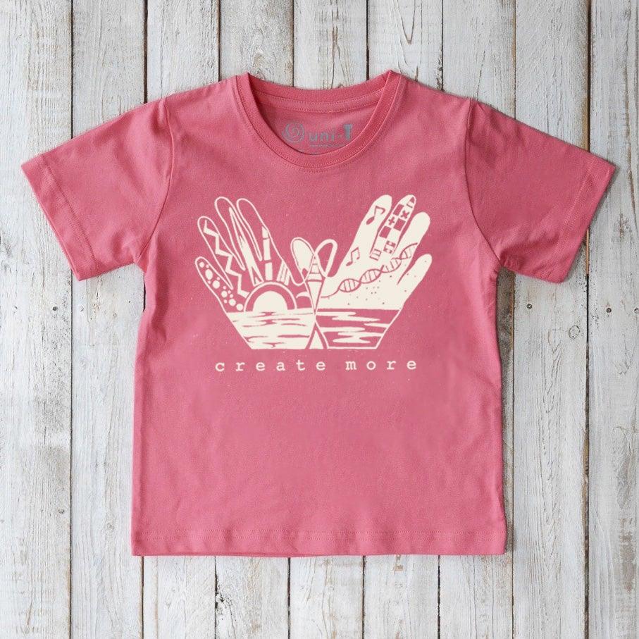 "Create More" Creative Art T-Shirt for Kids