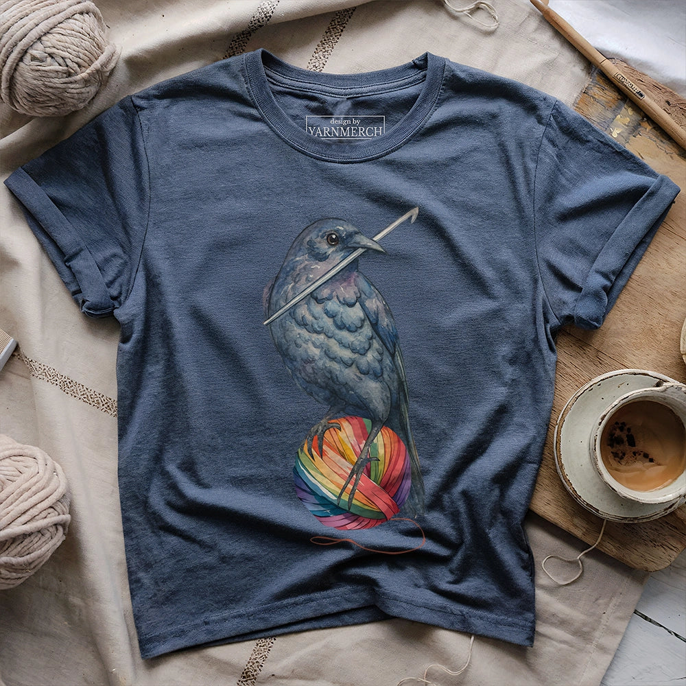 Crochet Crow T-shirt