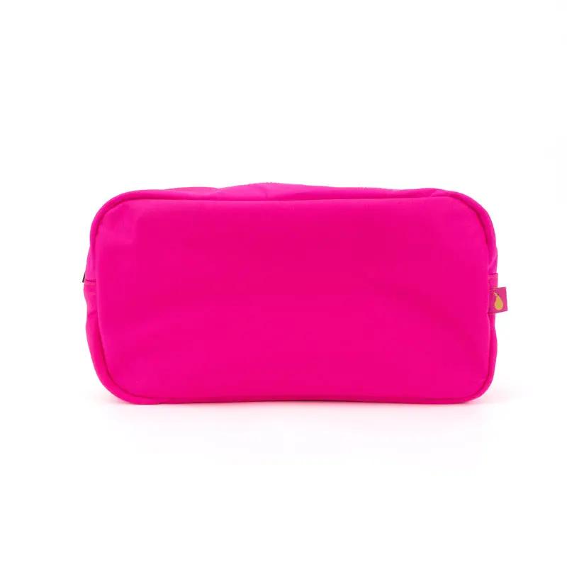 Travel Cosmetic Pouch Large Pouch - Customizable Patches - Travel Cosmetic Bag