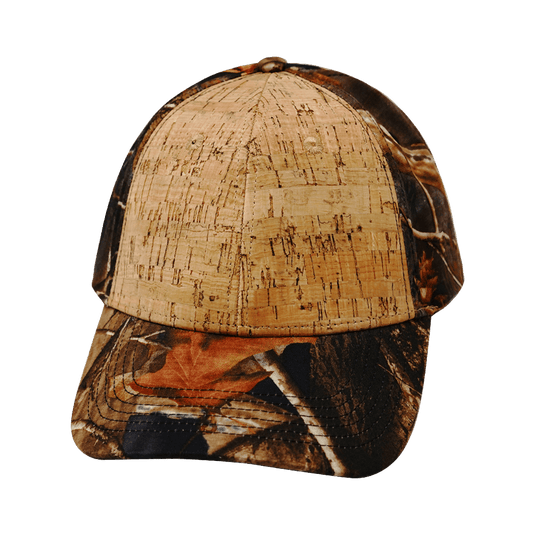 Blank - 6 Panel - Shallow Fit - Cork - Fall Camo (Unisex) - Fabric Back