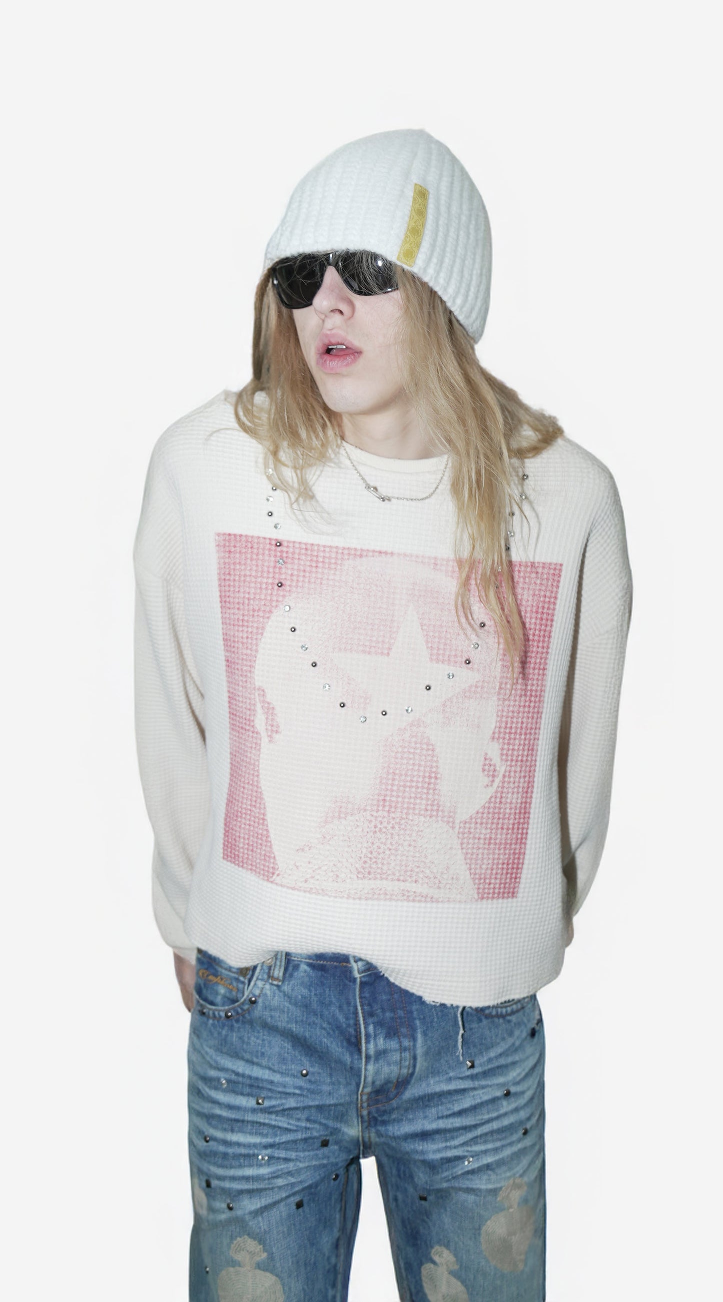 Half Star Head Thermal Crew