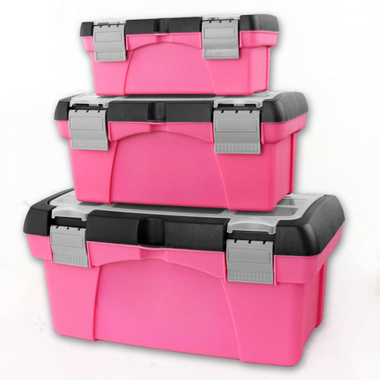 3 Piece Tool Box - Pink - DT5005P