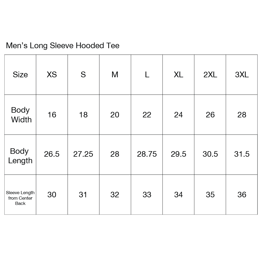 Mens Michigan Shield Long Sleeve Hooded T-Shirt - Navy / Natural