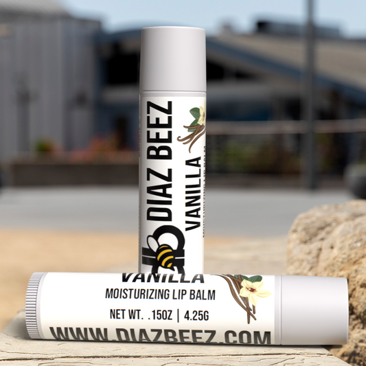 Vanilla Flavored Beeswax Lip Balm