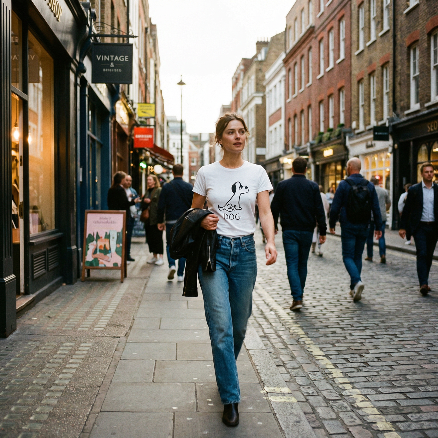 Dog - Women's Fitted Tee