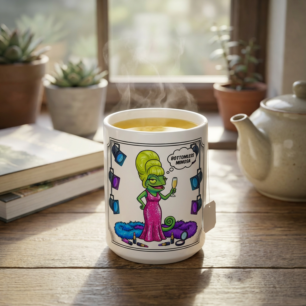 Drag Brunch Chameleons - Mimosas and Majesty - 15oz Mug