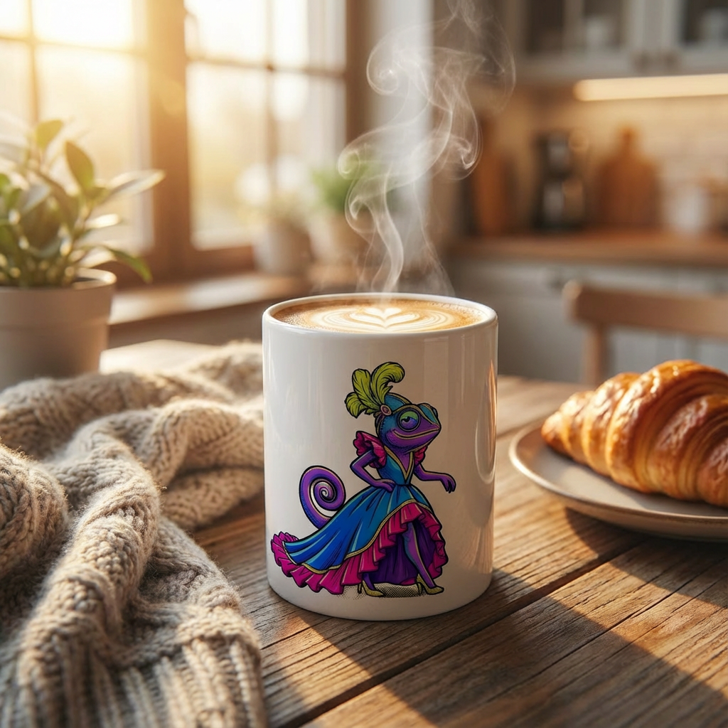 Drag Brunch Chameleons - Runway Ready Reptile - 15oz Mug