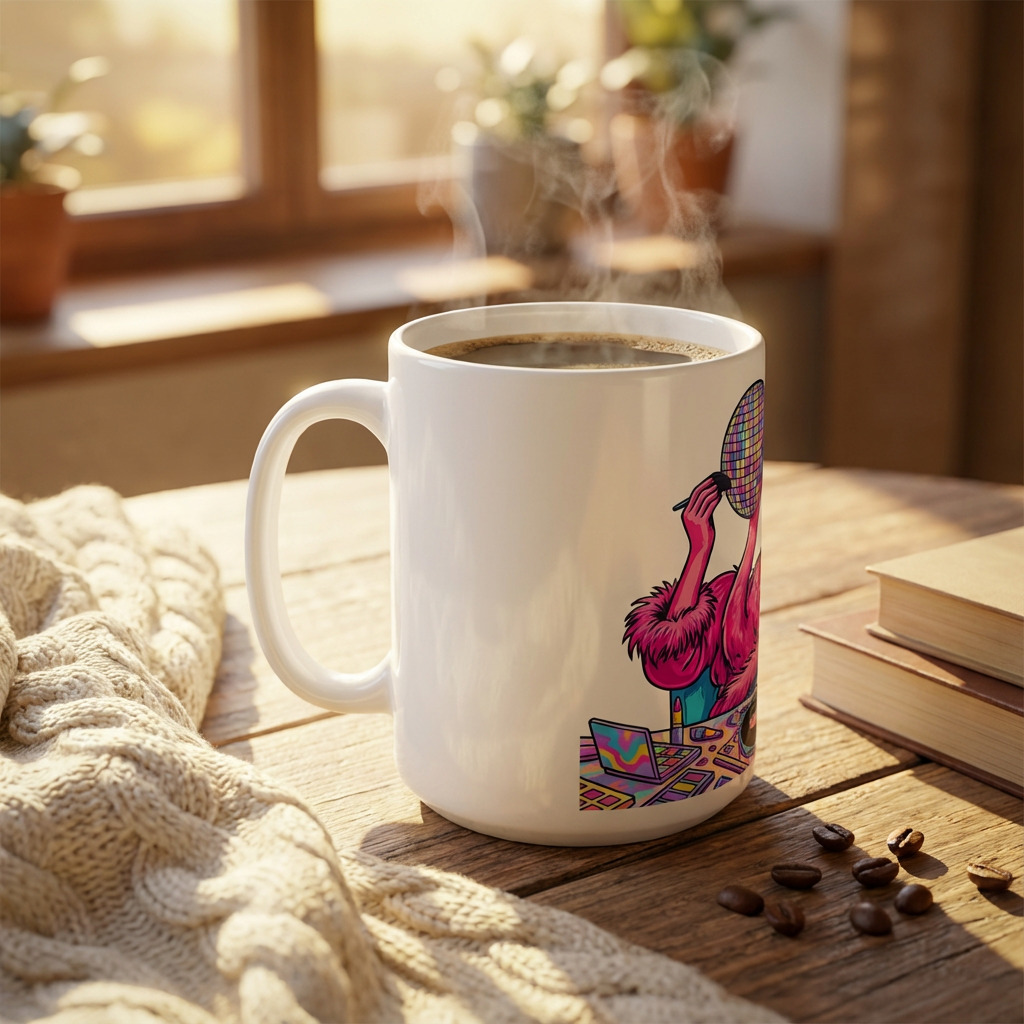 Drag Brunch Flamingos - Contour Queen - 15oz Mug