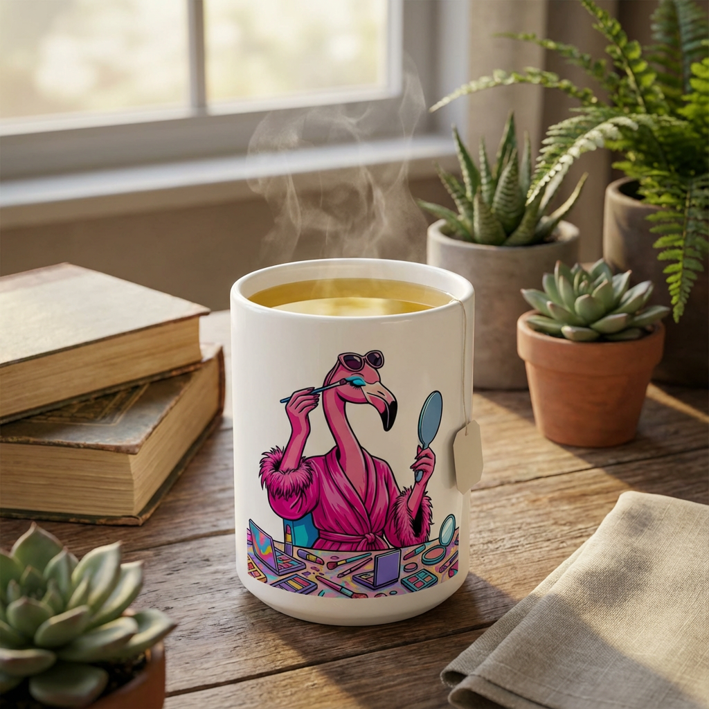 Drag Brunch Flamingos - Contour Queen - 15oz Mug