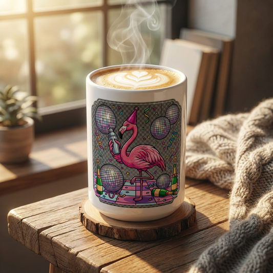 Drag Brunch Flamingos - Party Animal Flamingo - 15oz Mug