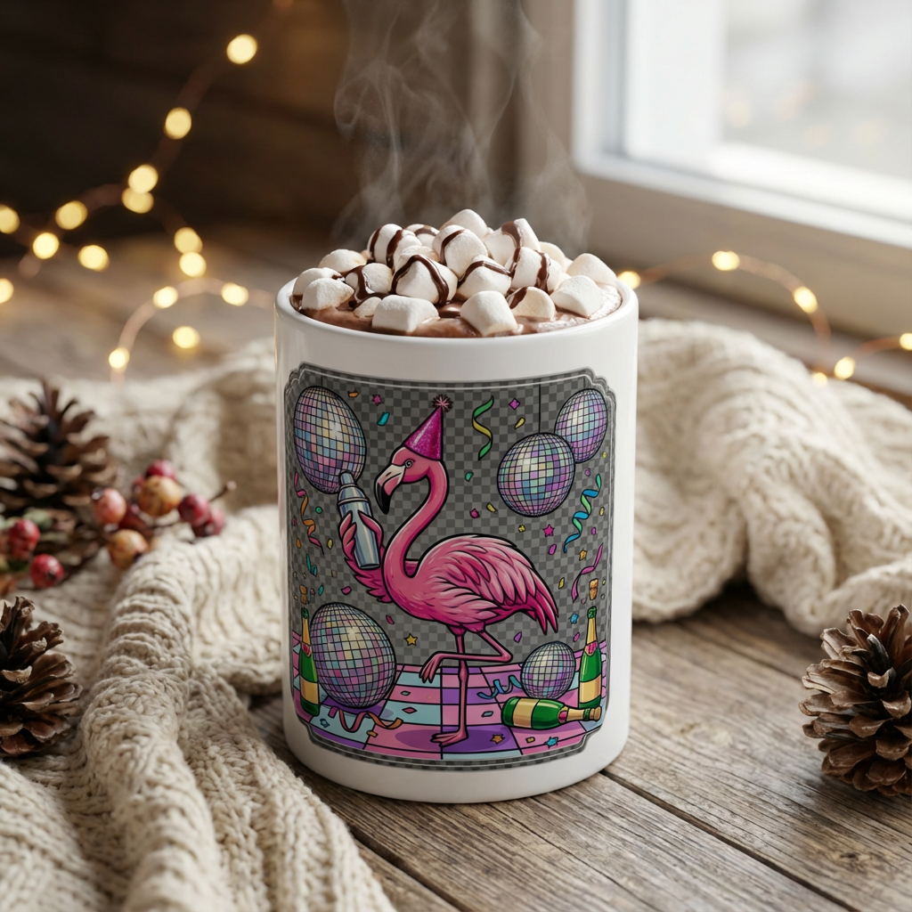Drag Brunch Flamingos - Party Animal Flamingo - 15oz Mug