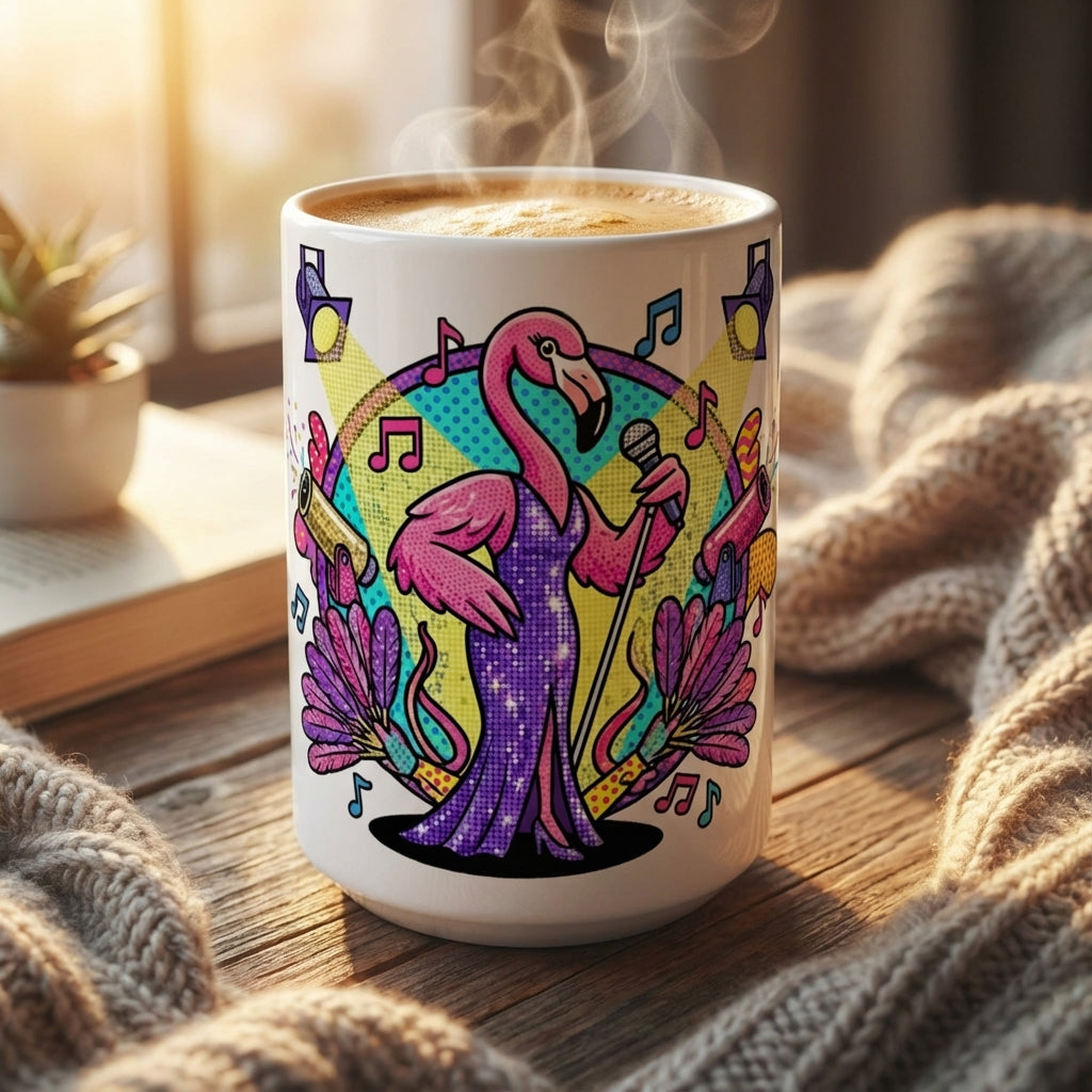 Drag Brunch Flamingos - Sequined Dreams - 15oz Mug