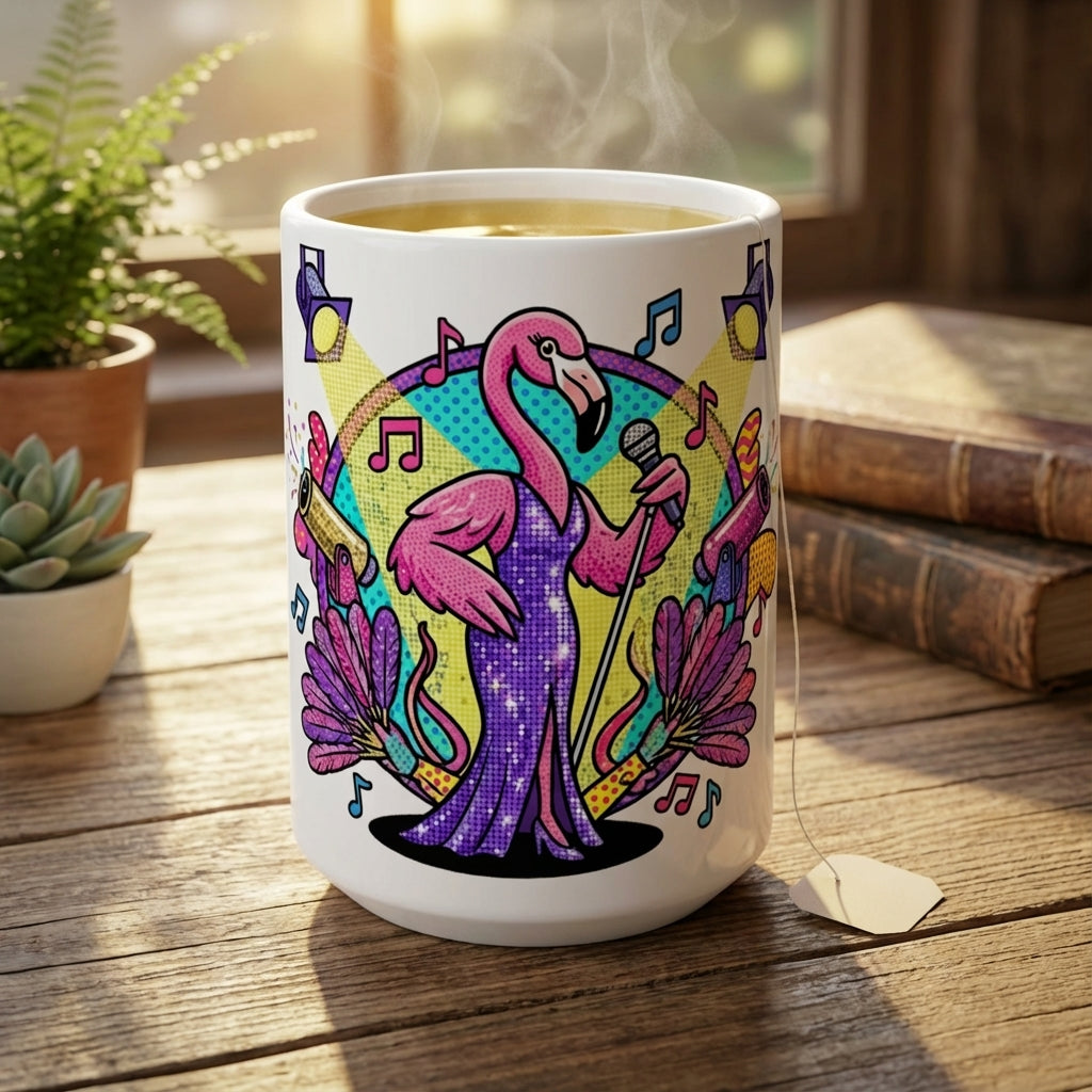 Drag Brunch Flamingos - Sequined Dreams - 15oz Mug
