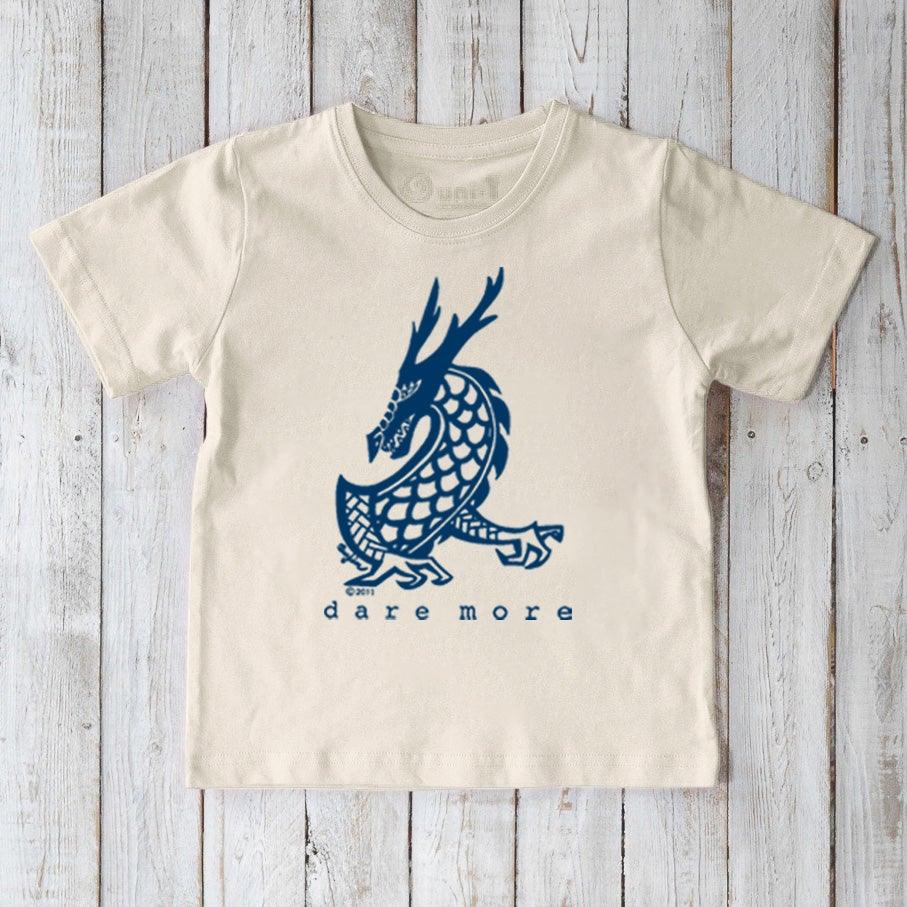 "Dare More" Dragon T-Shirt for Kids