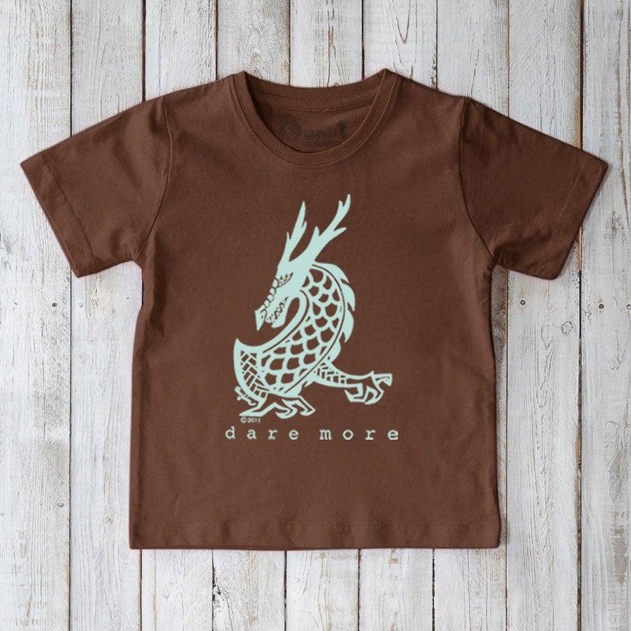 "Dare More" Dragon T-Shirt for Kids