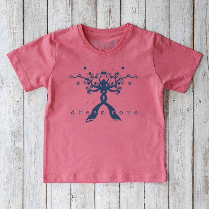 "Dream More" Positive Message T-Shirt for Kids