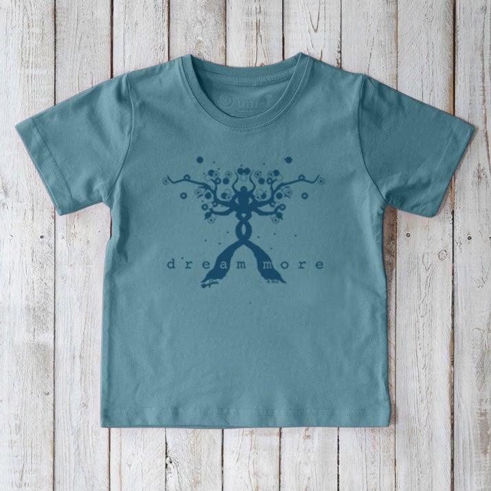 "Dream More" Positive Message T-Shirt for Kids