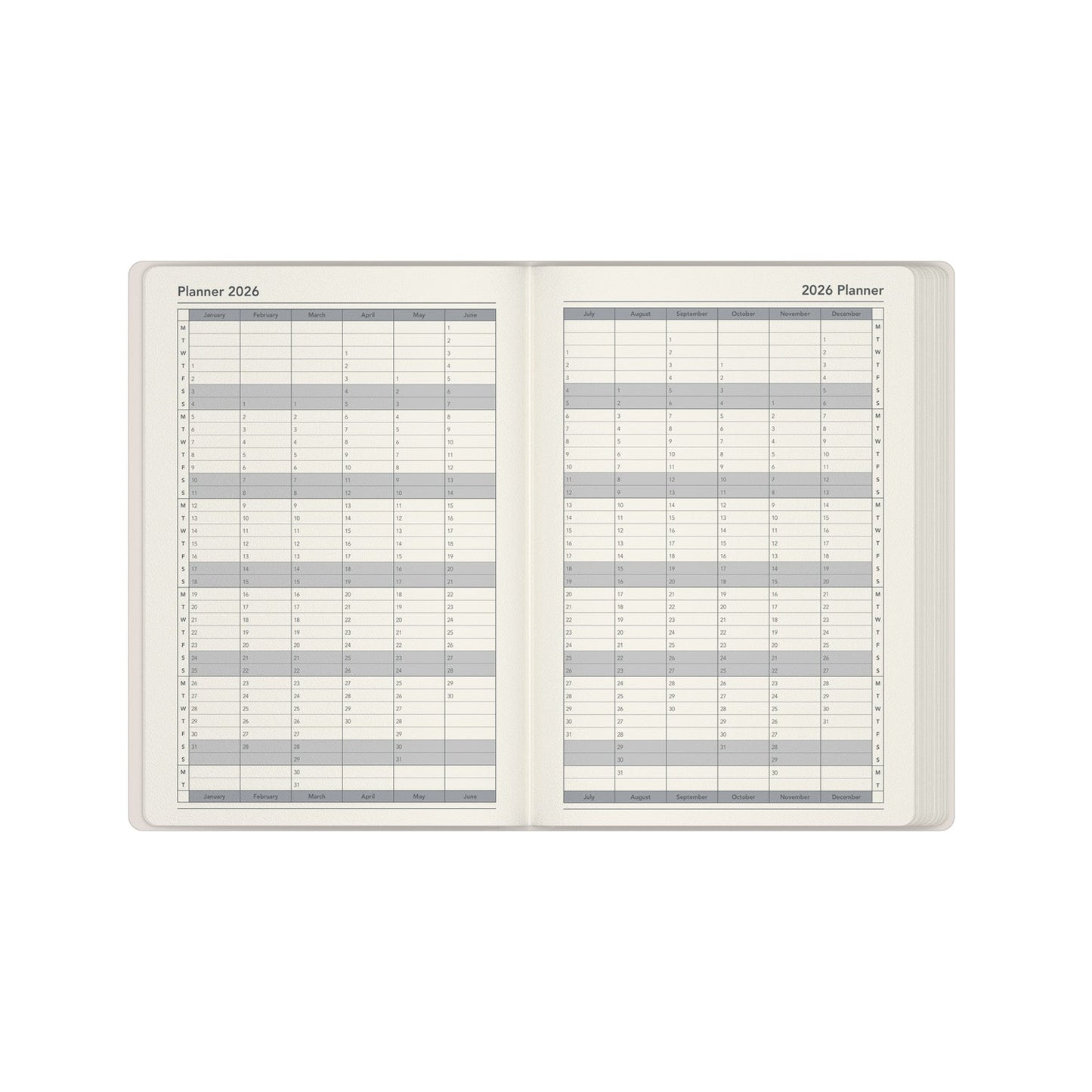 Bella Ramsay Cat - A5  Week-To-View - Diary - 2026 Calendar Year Planner