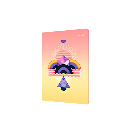 Irregular Geometrics- A5  Week-To-View - Diary - 2026 Calendar Year Planner