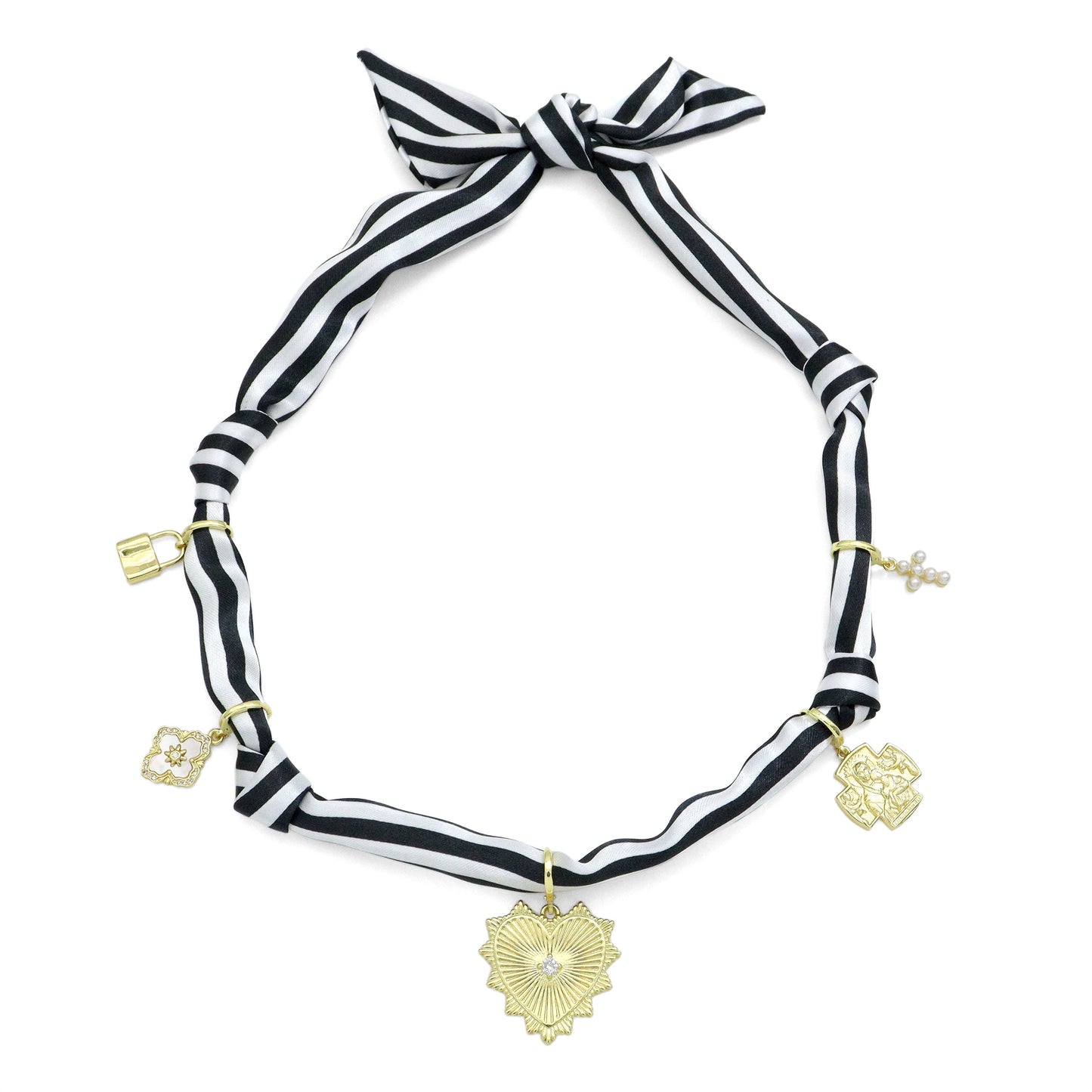 Convertible Scarf Necklace, Adjustable Silk Scarf Statement Necklace, sku#EF824-2