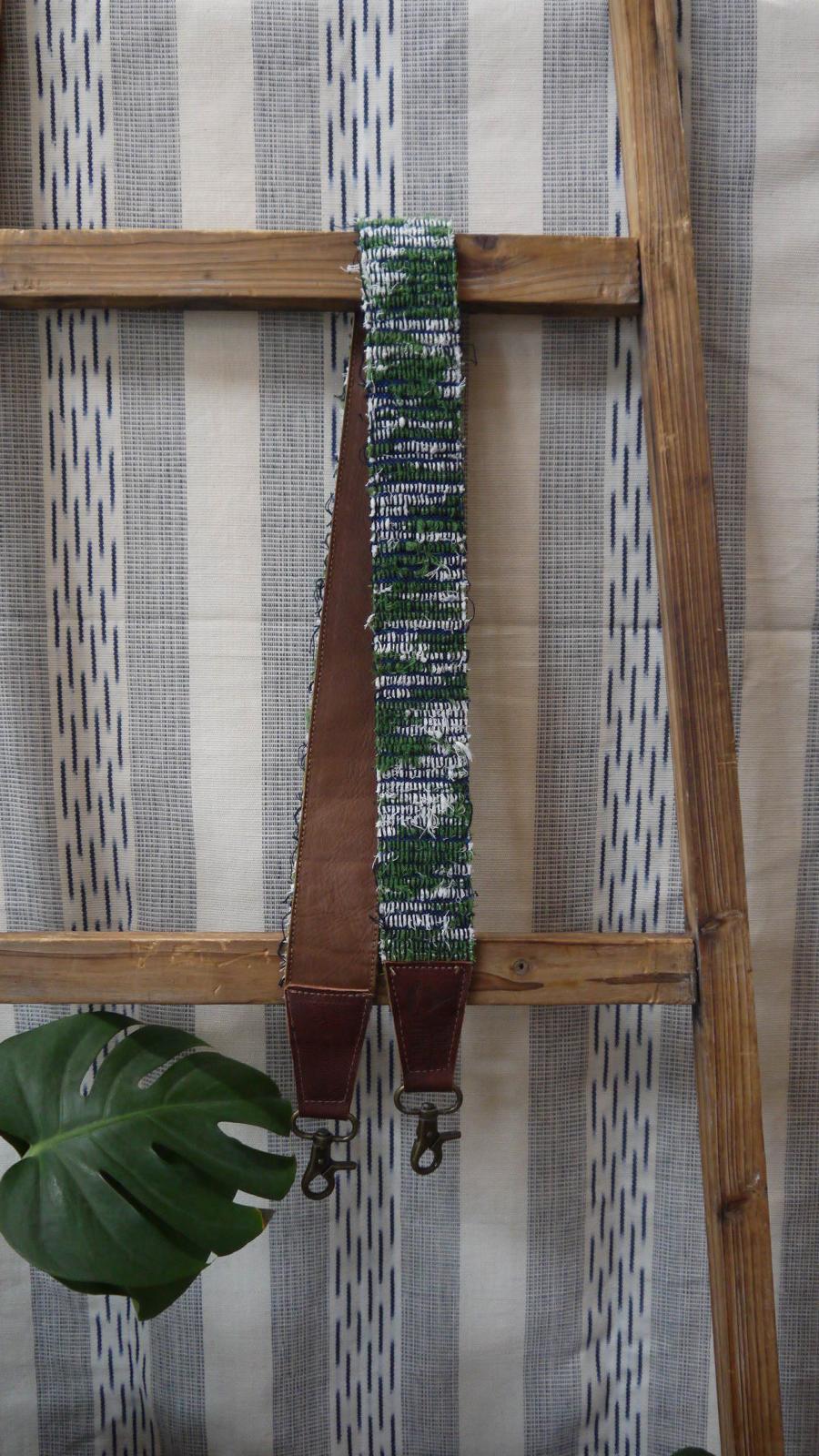 Woven and Leather Strap - Earth