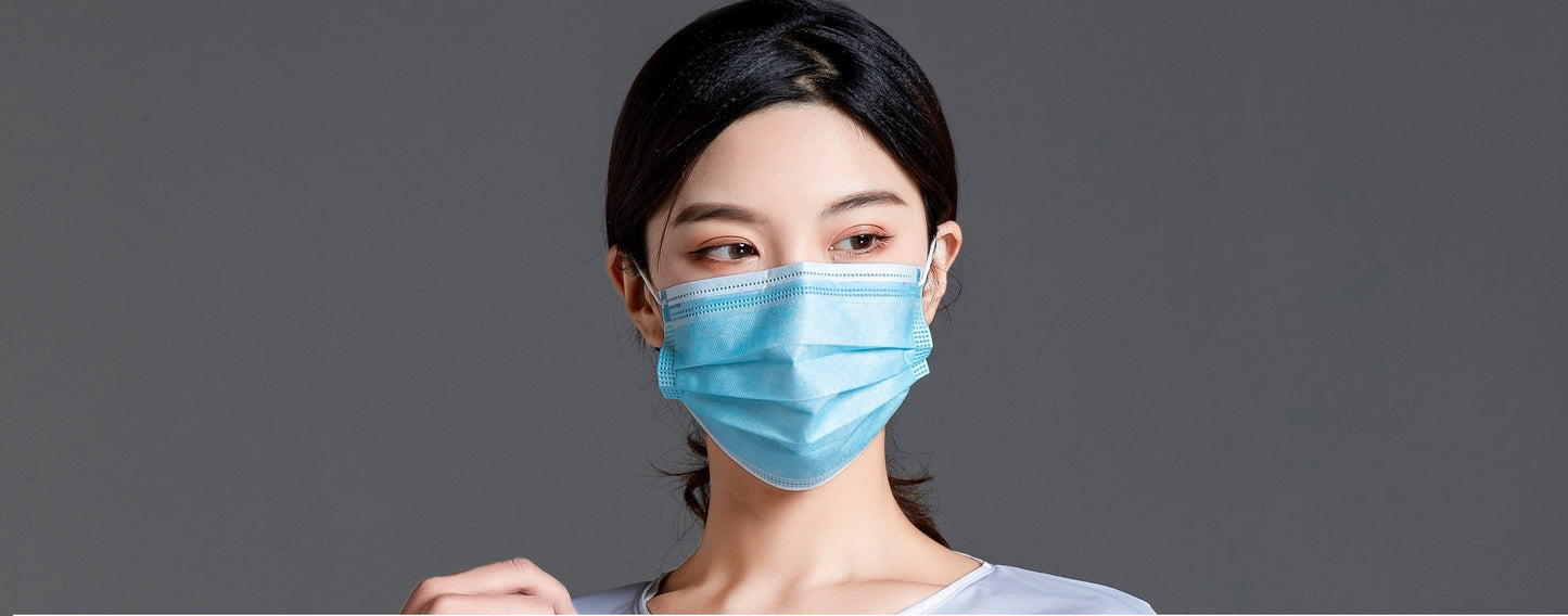 ASTM Level 3 Medical and Surgical Facemasks 1,000pcs per case FDA 510K cleared.